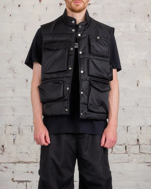 Maison Margiela MM6 Padded Cargo Vest Black