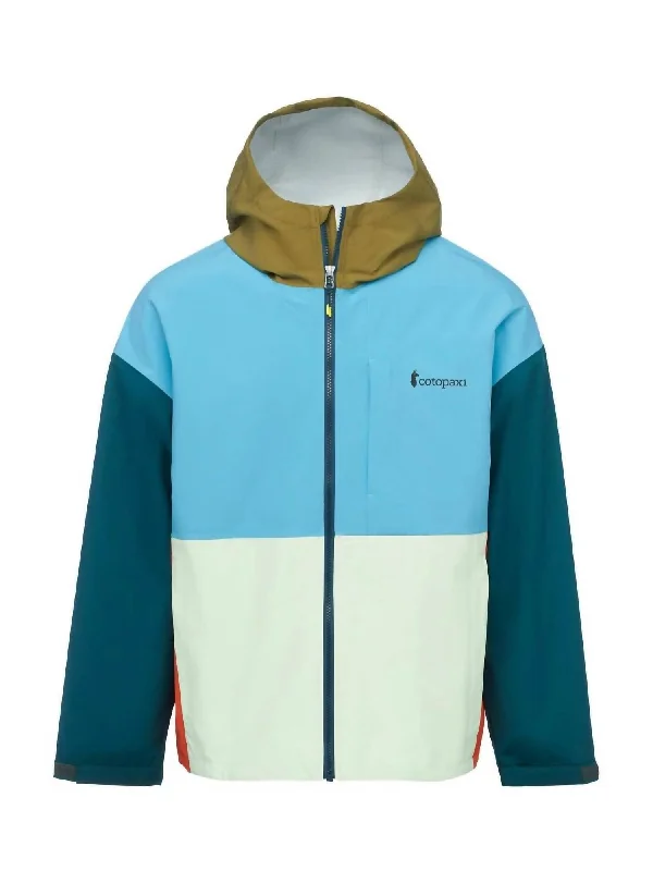 Men's Cielo Rain Jacket In River/deep Ocean