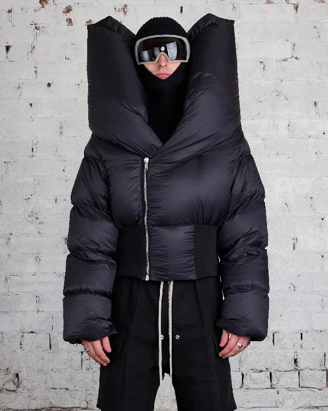 Rick Owens Runway Anubis Jacket Duvet Jacket Black