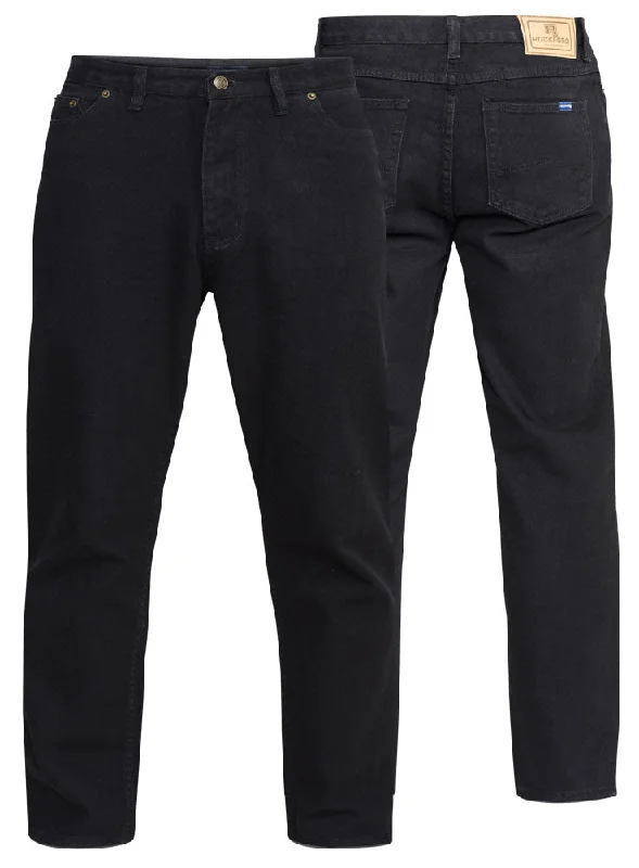 Rockford Comfort Fit Jeans (Black 320) Waist 30 - 40"