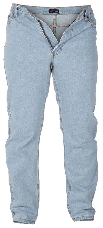 COMFORT-Rockford Comfort Fit Jeans (Bleach 580) Waist 42 - 60"