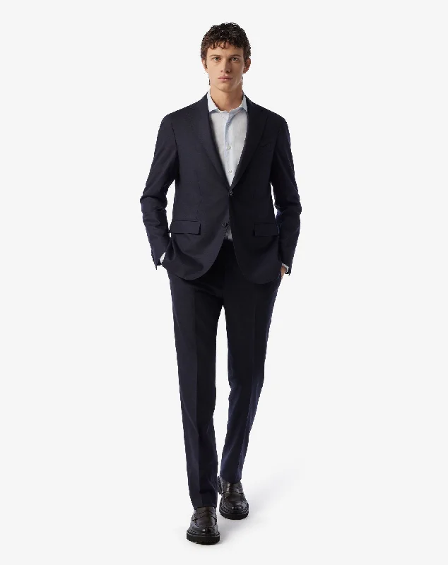 CORNELIANI Micro Stripe Leader Suit NAVY