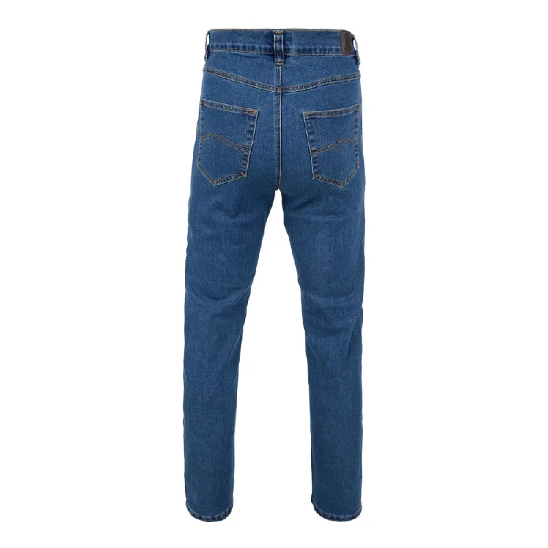 Forge Basic 5 Pocket Jeans in Stone Washed Blue Color