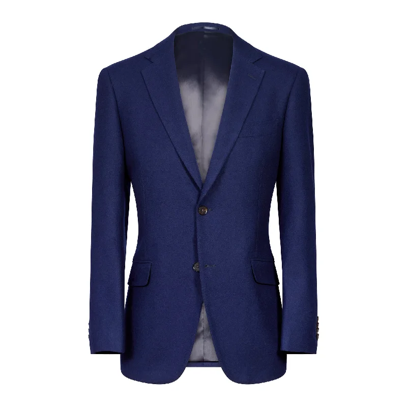 HENRY SARTORIAL Peak Lapel Blazer NAVY REG