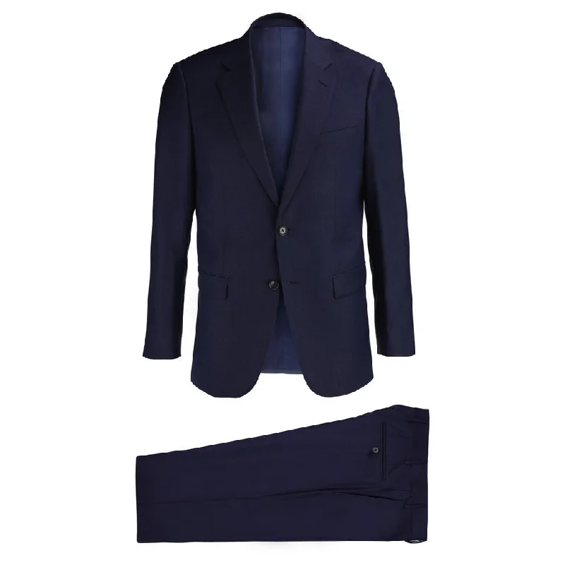 SARTORIAL EDGE Notch Lapel Slim Business Suit DARK NAVY REG