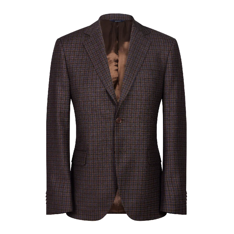 TOMBOLINI x HENRY SARTORIAL Check Blazer SKY/OLIVE REG