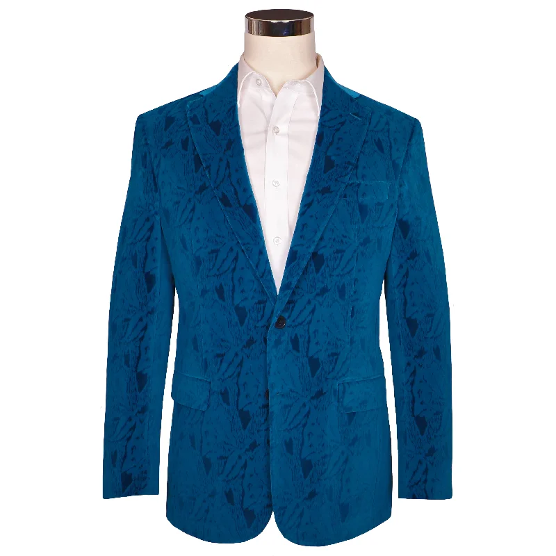 Azure Velvet Sport Coat