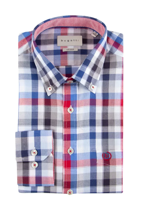 Bugatti Casual Shirt Light Blue Check