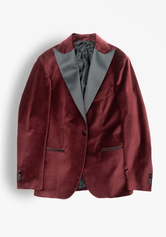 Burgundy Dinner Jacket