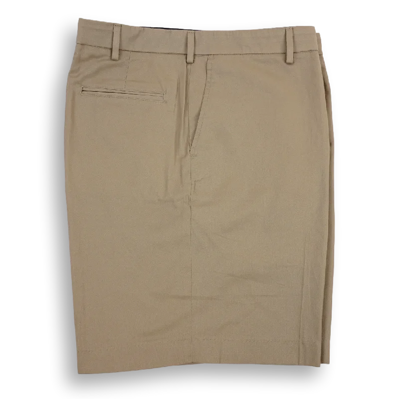 Cotton Twill Plain Front Walkshorts