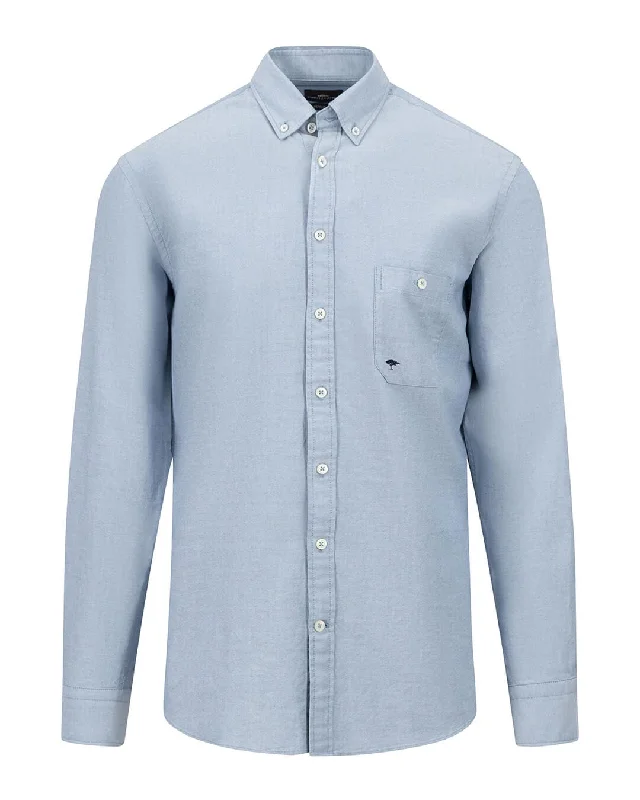 Fynch-Hatton Seasonal Oxford Blue Shirt