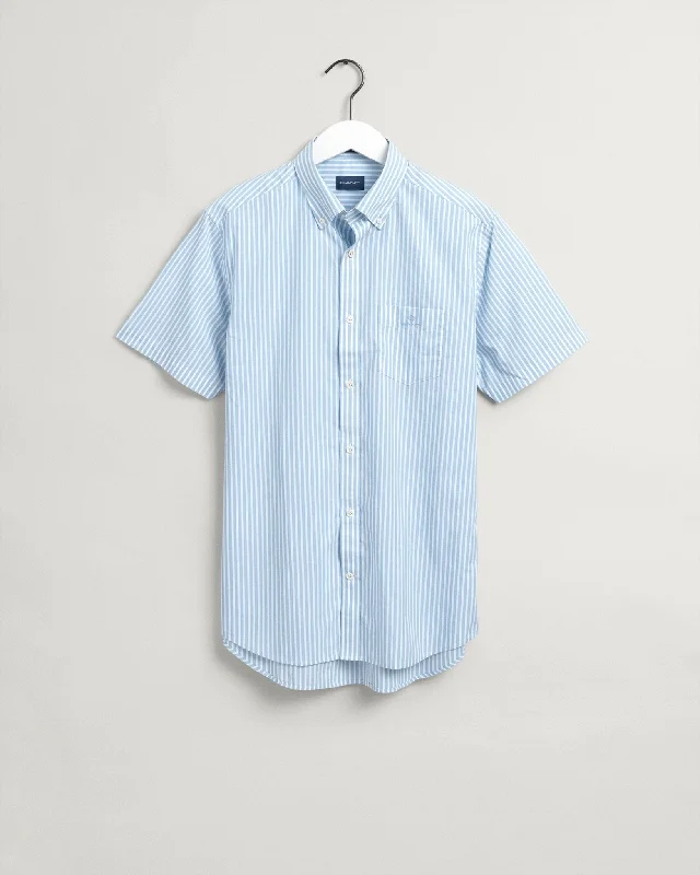 GANT Broadcloth Stripe Short Sleeve Shirt