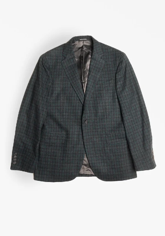 Green/Grey Check Sport Coat