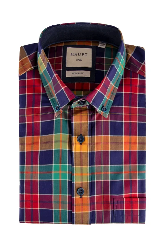 Haupt Modern Fit Shirt Multi Check