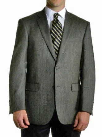 Jean Paul Germain 100% Wool Herringbone Sport Coat