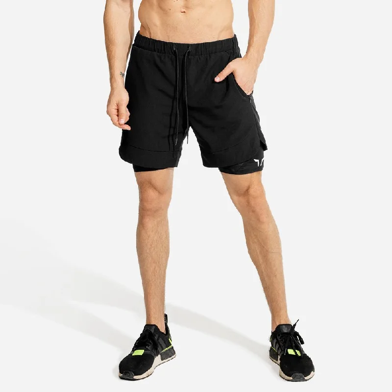 Limitless 2-in-1 Shorts - Black And Black