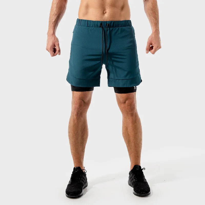 Limitless 2-in-1 Shorts - Teal