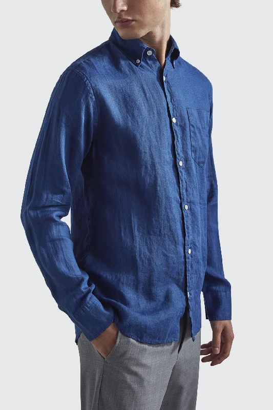 NN07 Levon Shirt Cob Blue