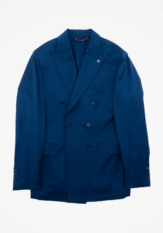 Navy Double Breasted Sport Coat