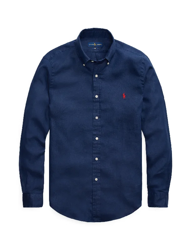 Polo Ralph Lauren Linen Shirt Navy