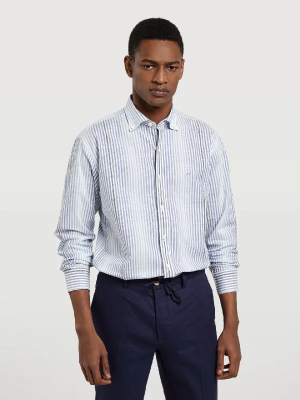 Slim fit special edition degradé stripes shirt