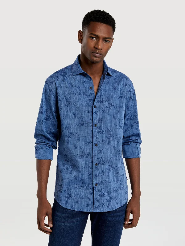 Slim fit special edition print shirt