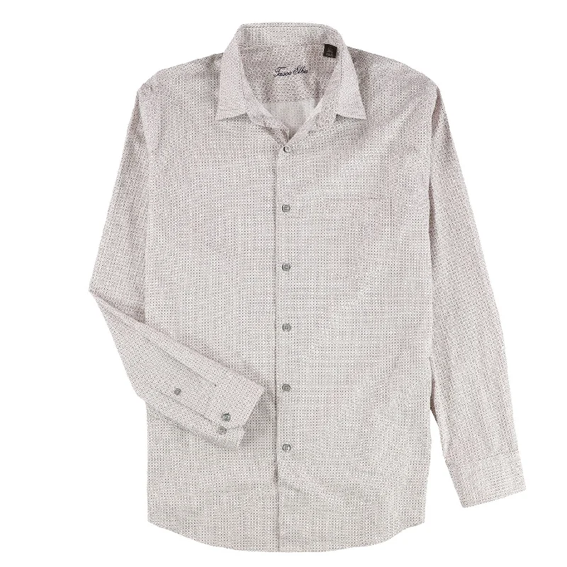 Tasso Elba Mens Essential Woven Button Up Shirt