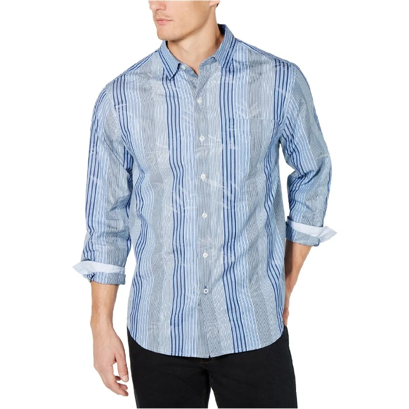 Tommy Bahama Mens Hibiscus Mirage Button Up Shirt, Blue, 3XL