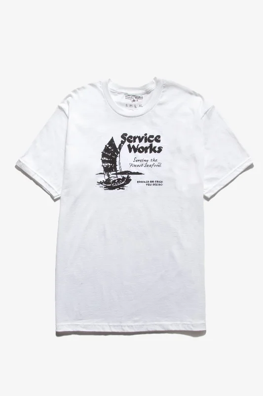 Service Works - Sail Away Tee - White