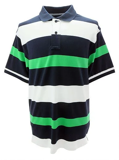 Louie James Cotton Rich Pique Polo Shirt in Multi Color in Size M to XXL