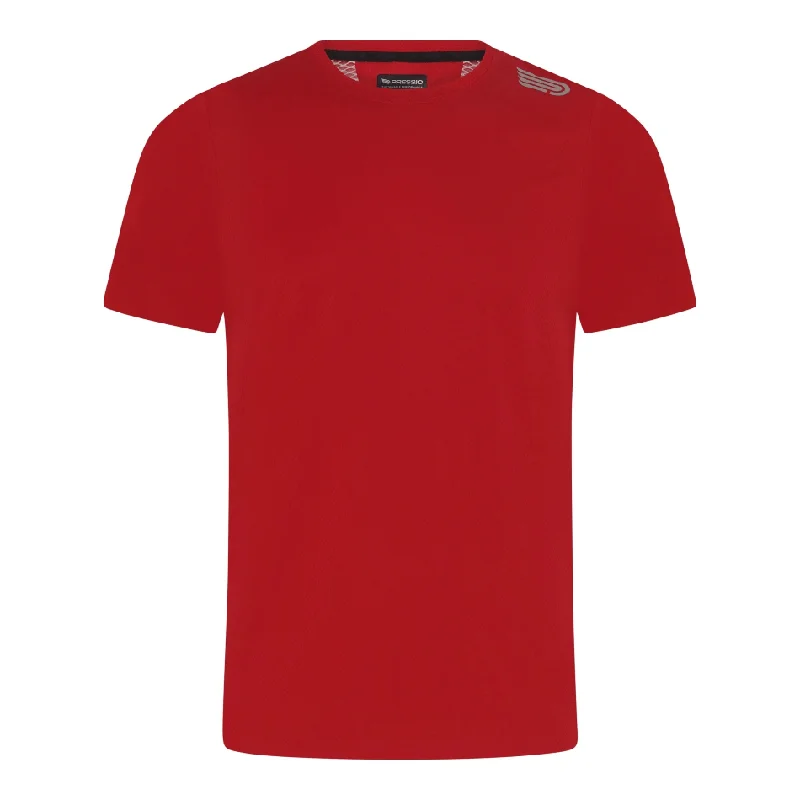 Pressio Men's Elite Short Sleeved Top in Flame Red SS24