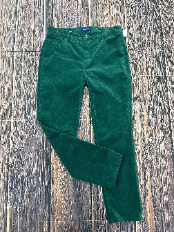 Pants Corduroy By Talbots In Green, Size: 10p