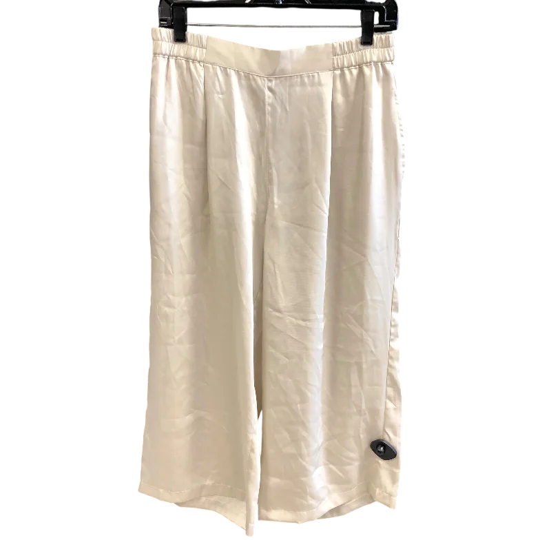 Pants Cropped By Dkny In Cream, Size: S