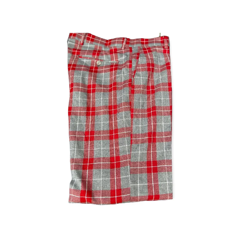 DJ PLUS: Plaid Skinny Dress Pants ON50