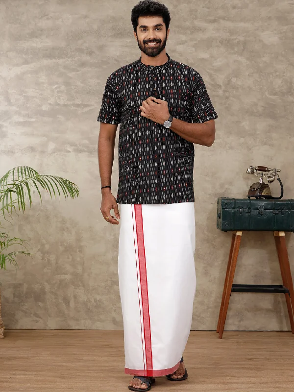 Men Single Dhoti with Matching Kurta Set OC26