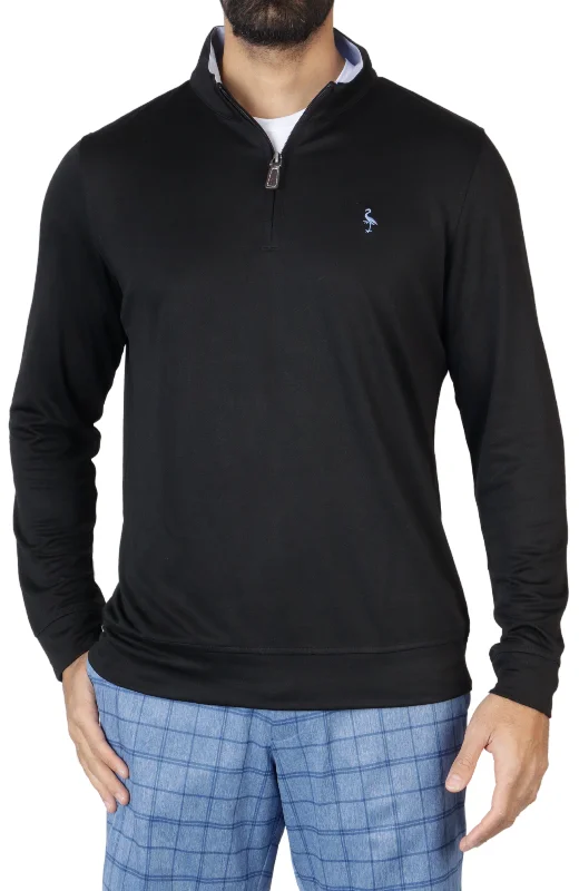 Solid Modal Quarter Zip Pullover