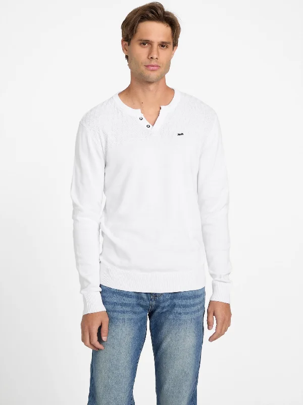 Tino Slit-Neck Sweater