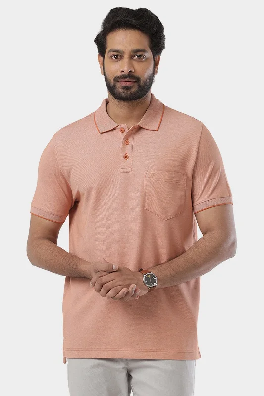 Golf Polo  -  Orange T-Shirts For Men | Ariser