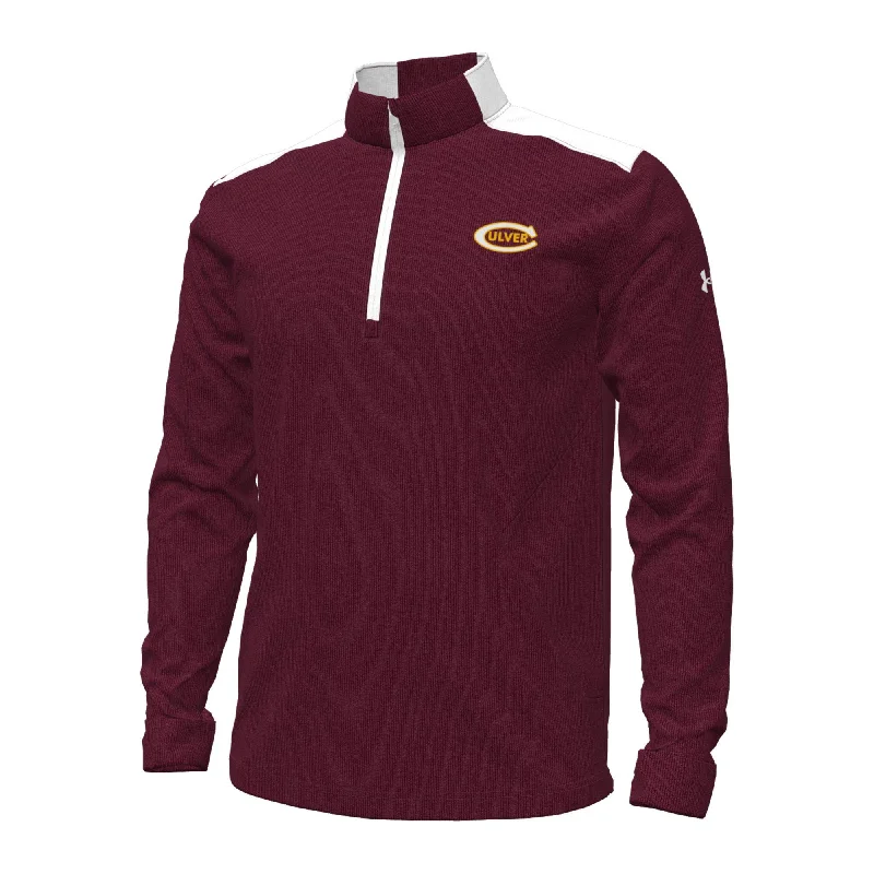 Under Armour Game Day Double Knit 1/4 Zip - Maroon