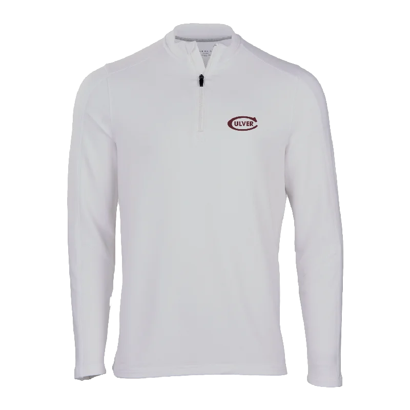 Culver-C Flex 1/4 Zip Pullover - White