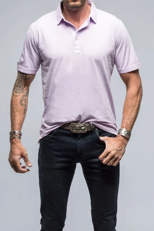 Cruz Cotton Polo in Lilac