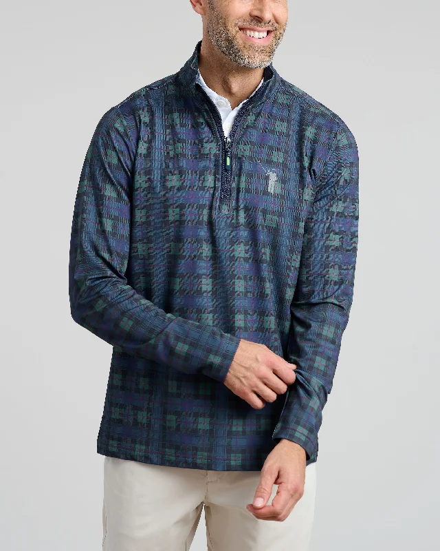 Dark Tartan Men's Chip Shot Pullover