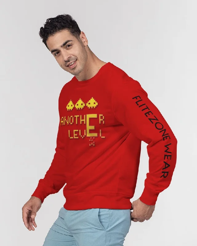 FIRE FLITE Men's Classic French Terry Crewneck Pullover