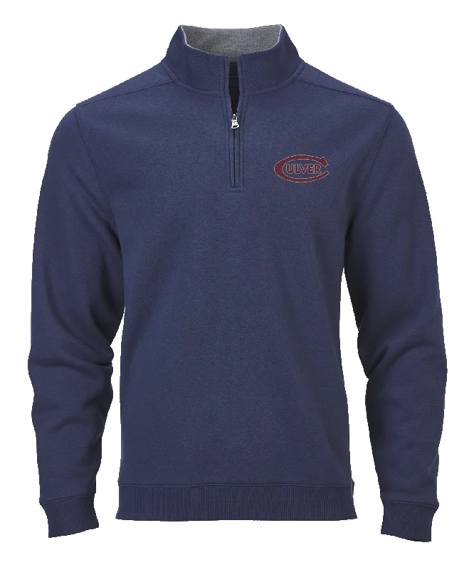 Culver-C Fleece 1/4 Zip Pullover - Navy