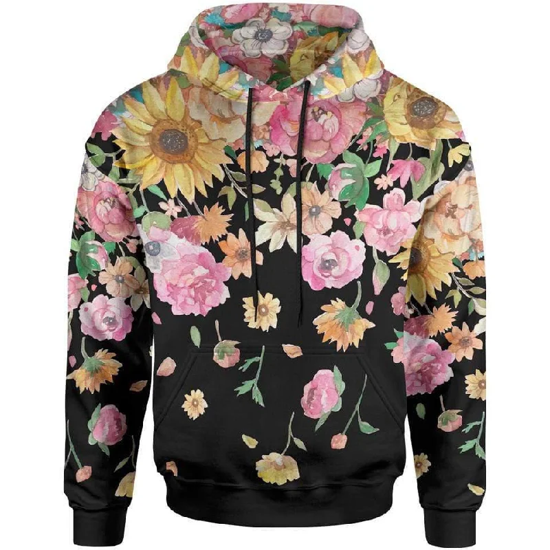 Flower Reign Pullover Hoodie