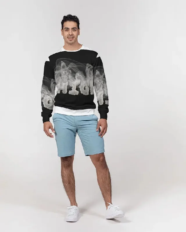 HIGH GRADE Men's Classic French Terry Crewneck Pullover