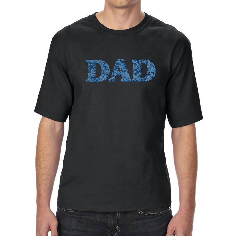 LA Pop Art Men's Tall Word Art T-shirt - Dad