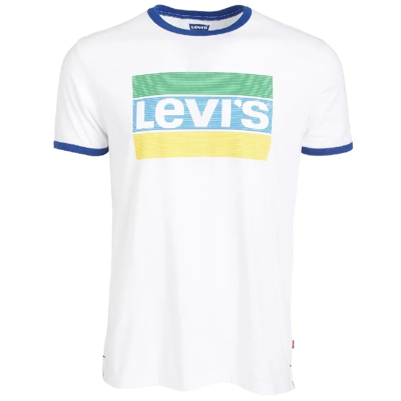 Levi's Men's Teesdale Logo T-Shirt White Size 2 Extra Large