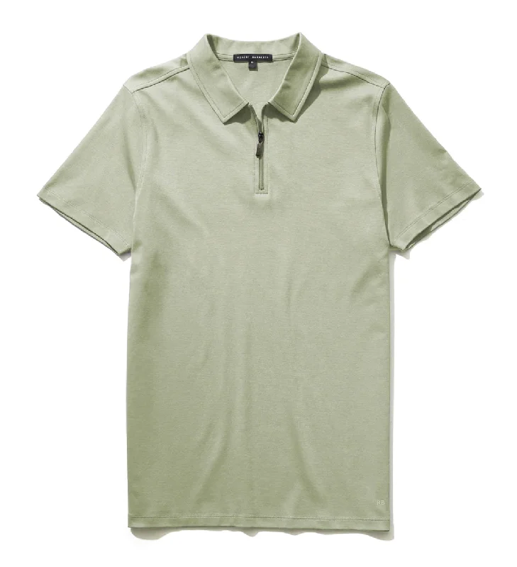 Robert Barakett Georgia Polo with zipper