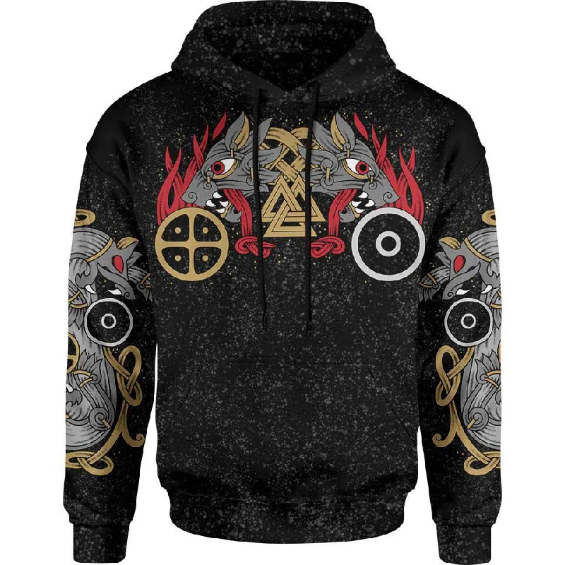 Skoll & Hati Pullover Hoodie